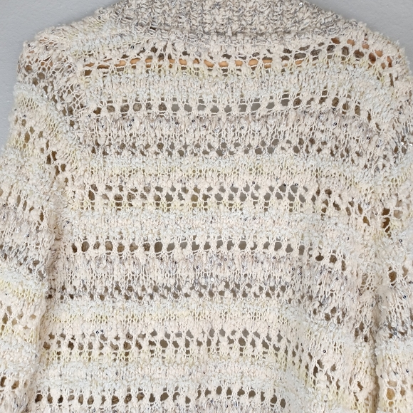 NWT- Anthropologie Knitted & Knotted Wool Blend Knit Long Cardigan Sz L - Picture 7 of 14